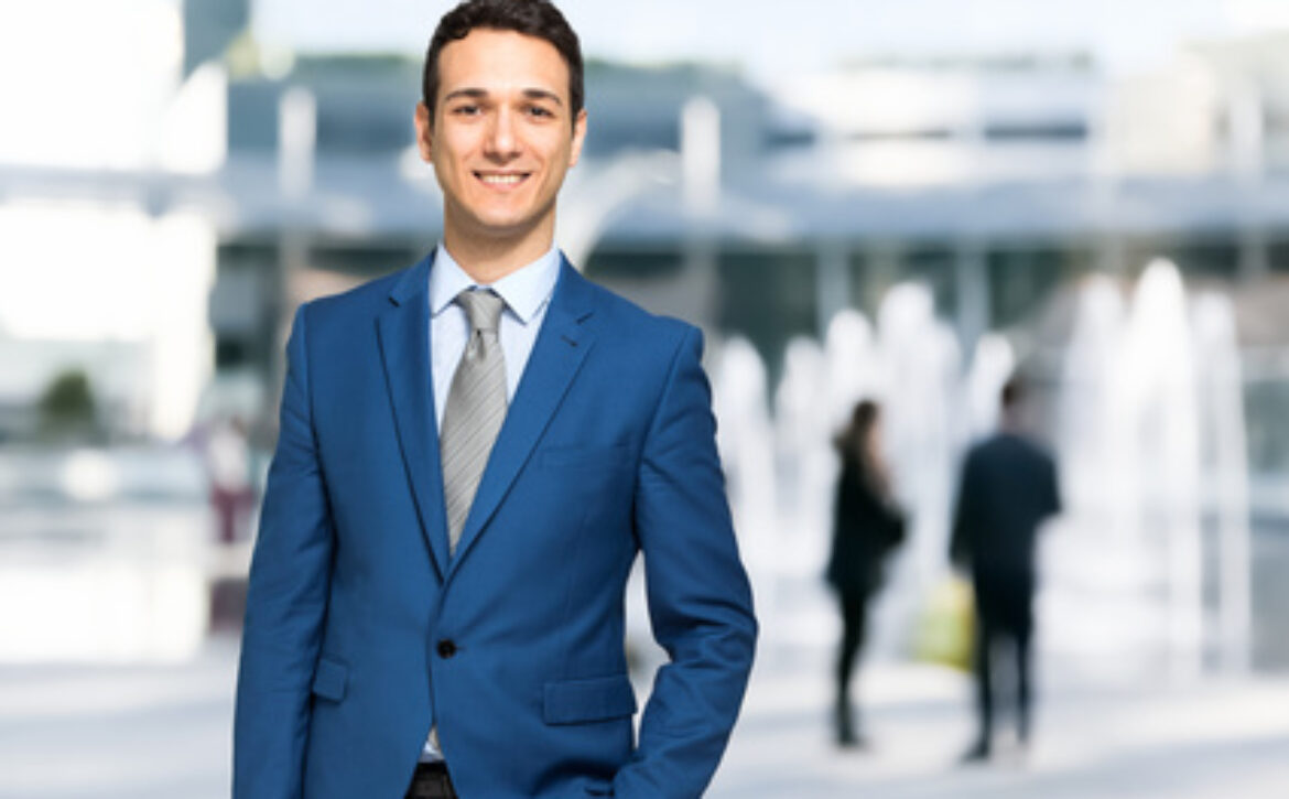 Portrait of an handsome businessman