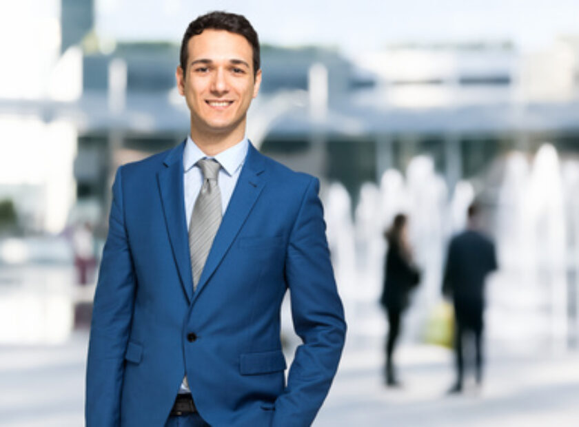 Portrait of an handsome businessman