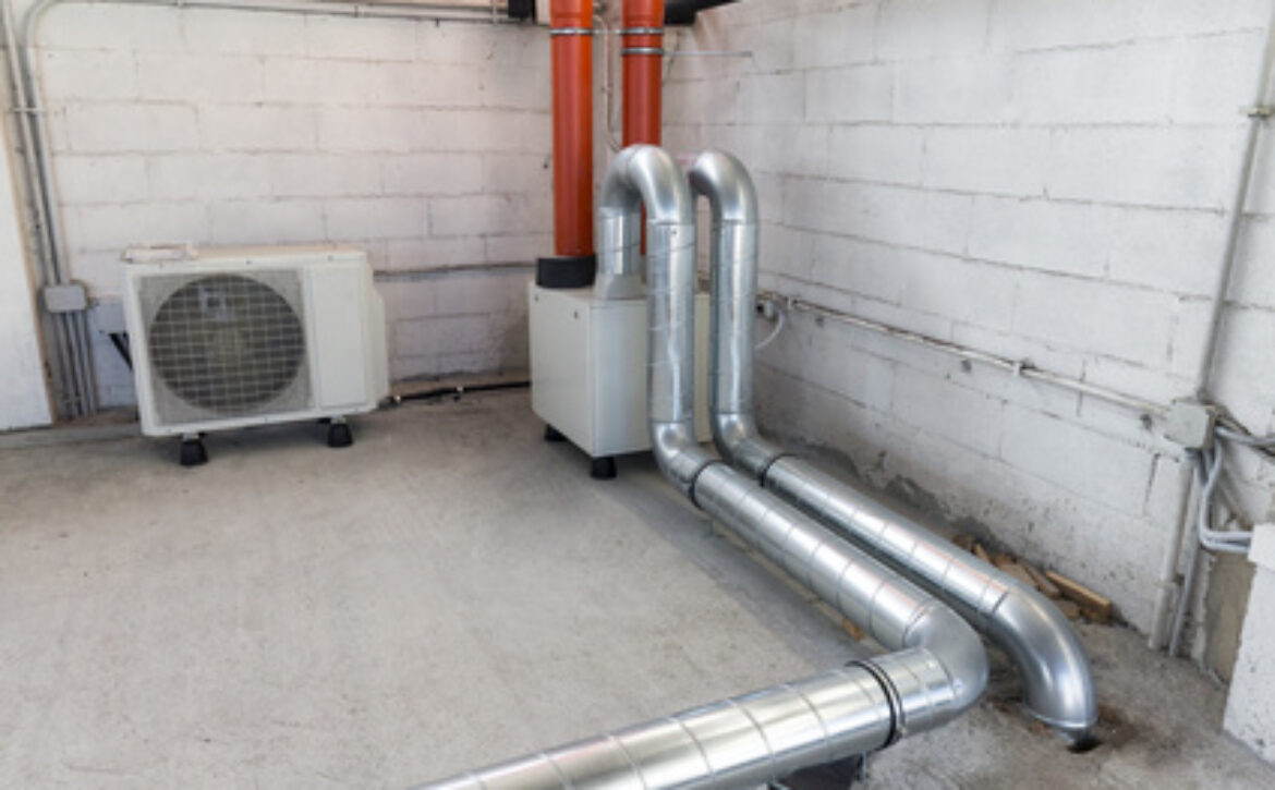 heat recovery unit for mechanical ventilation system and heat pump for air conditioning
