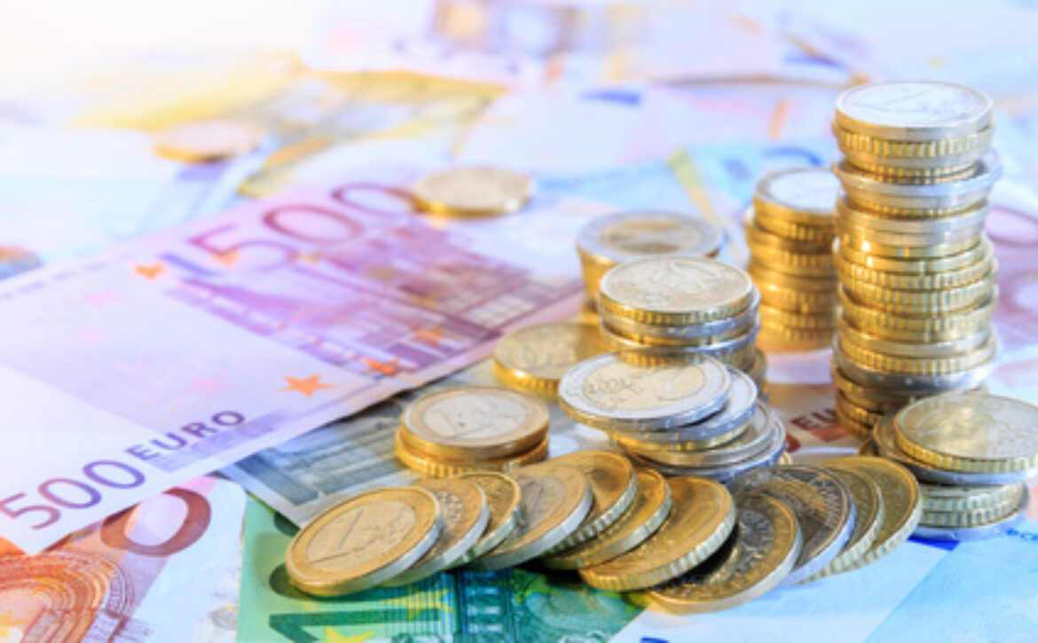 euro currency background