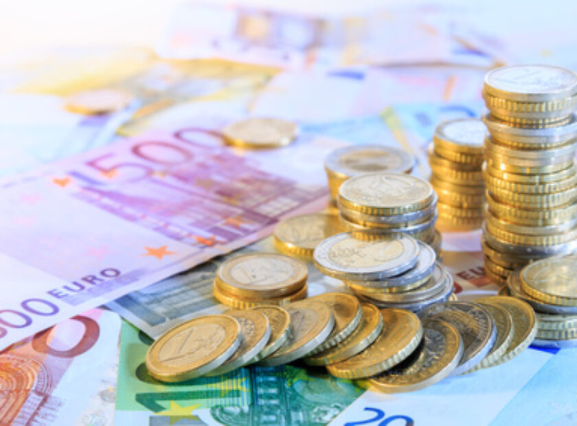 euro currency background