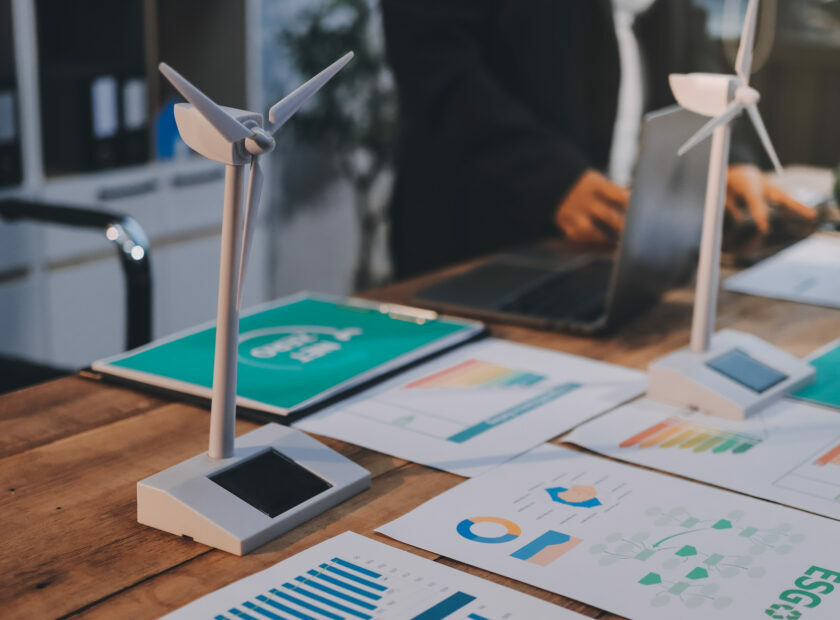 Carbon offset price report CO2 emission. Future growth Net zero